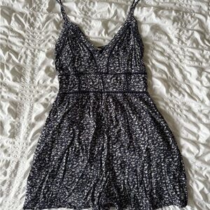 American Eagle Floral Romper